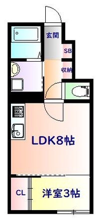 榴ケ岡駅 徒歩13分 1階の物件間取画像